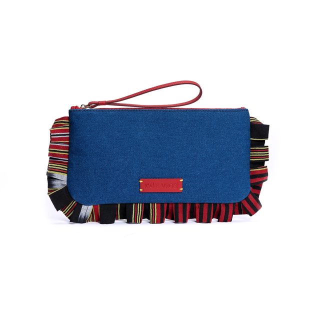 Ka'i&Vrosi - Dark Denim Clutch - Medi