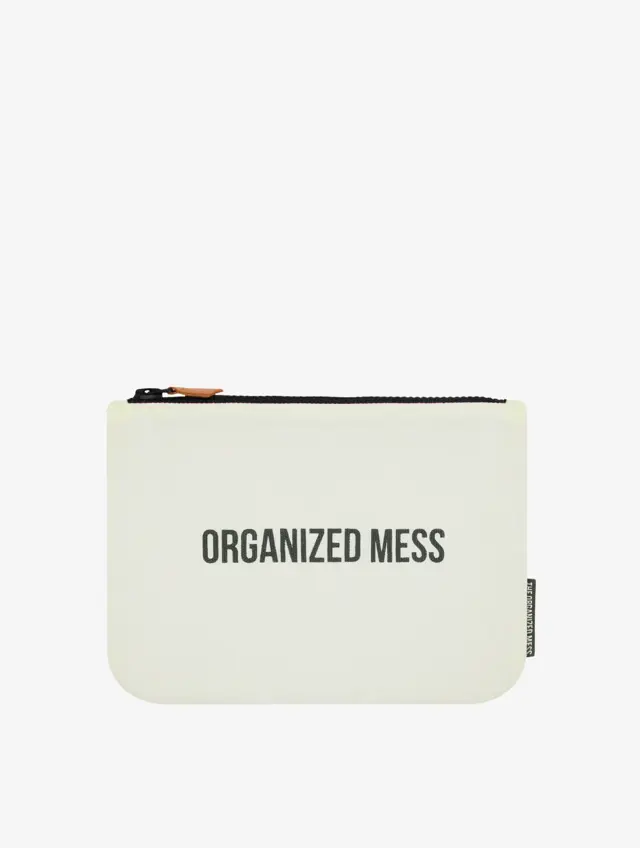 The Organized Mess - Organized Mess Zipped Pouch - Ecru