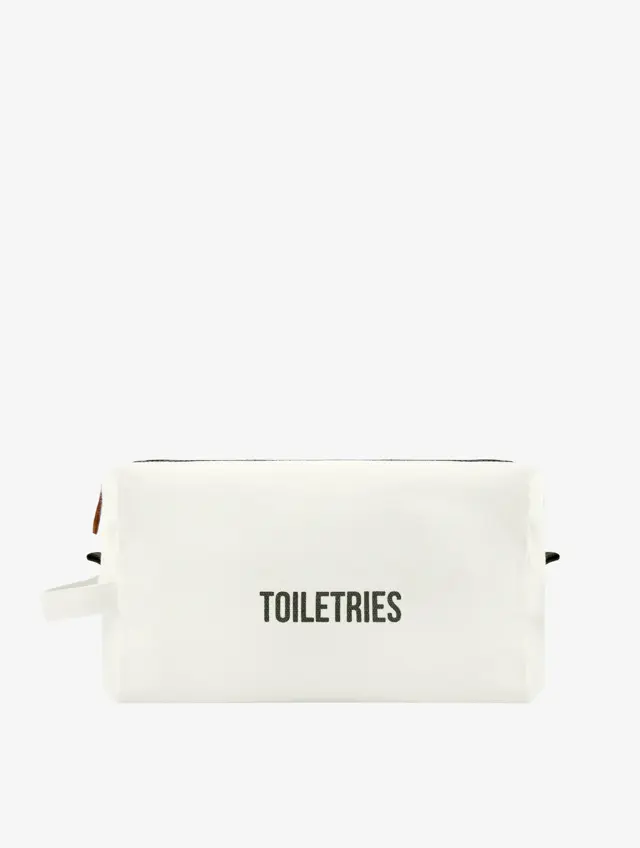 The Organized Mess - Large Toiletries Bag - Ecru
