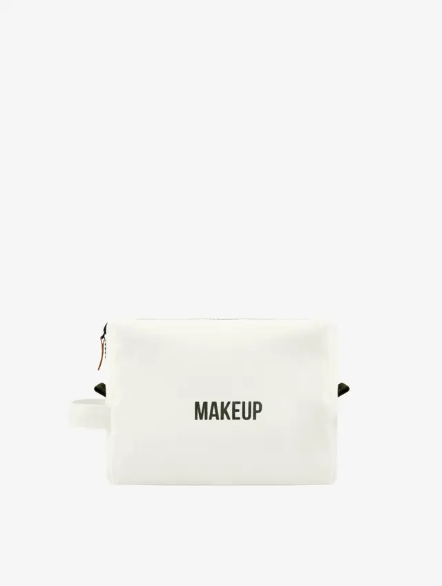 The Organized Mess - Bag - Small Makeup - Ecru