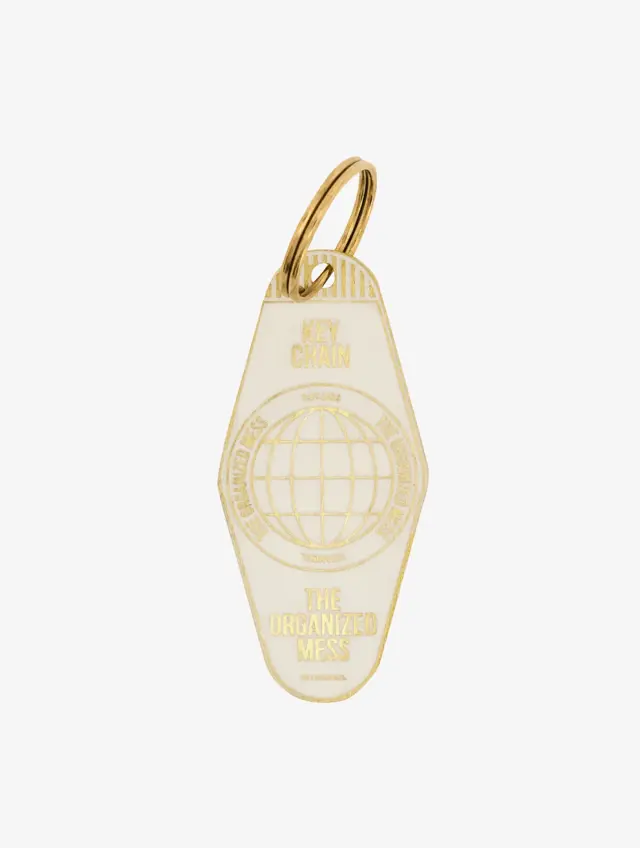 The Organized Mess - Keychain - Vintage-Feel - Ecru