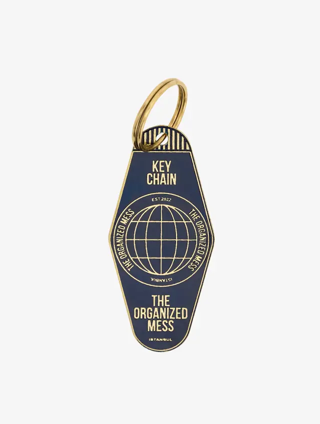 The Organized Mess - Keychain - Vintage-Feel - Navy