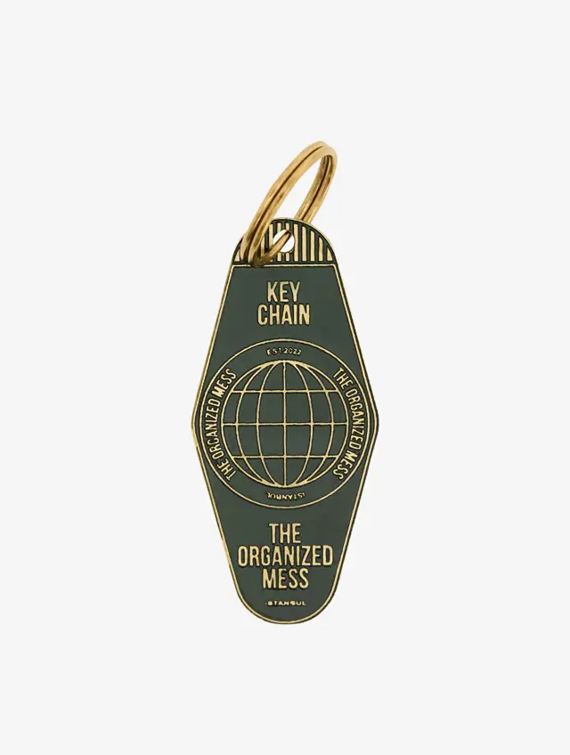 The Organized Mess - Keychain - Vintage-Feel - Green