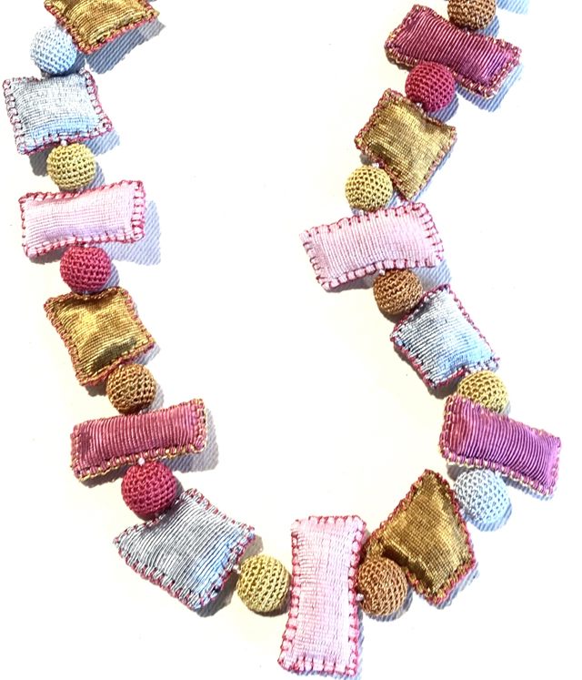 Soma - Kutnu Necklace - Pink & Orange