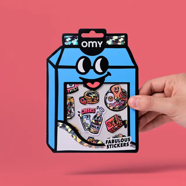 Omy - Sticker Big - Milk