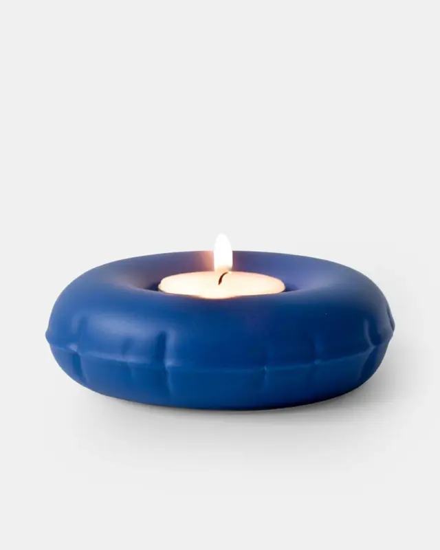Home Studyo - Candle Holder - Moby - Indigo - Matte