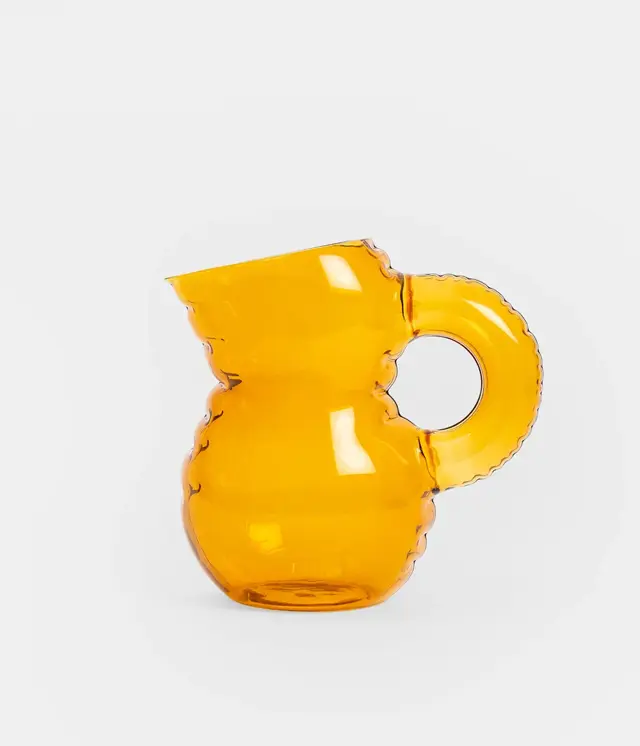 Home Studyo - Jug - Emily - Amber - Glass