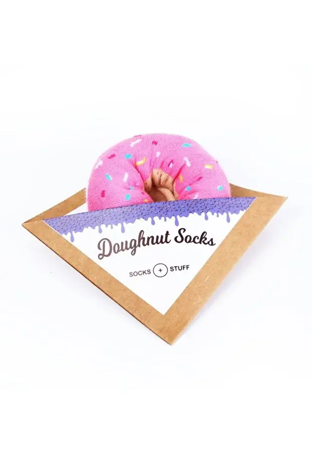 Socks + Stuff - Kids Socks - Strawberry Donut