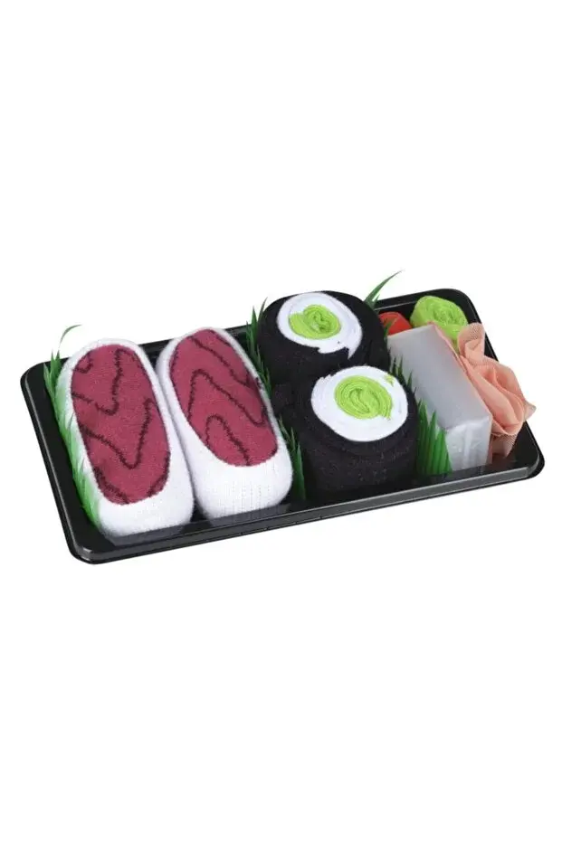 Socks + Stuff - Kids Socks - Tuna Sushi - 2 Pairs of Socks