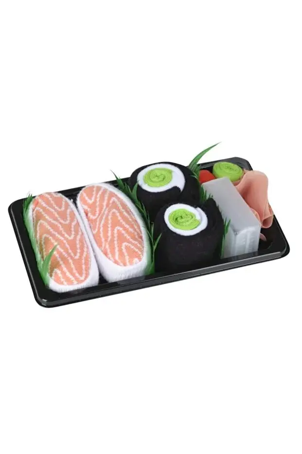 Socks + Stuff - Kids Socks - Salmon Sushi - 2 Pairs of Socks