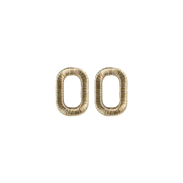 Serena Uziyel - Earrings - One Chain Catena - Gold Silver