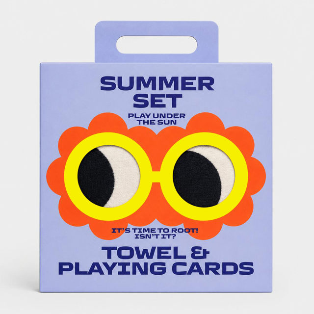 Root - Summer Set - Beach Towel and Playing Cards Set - Daisy