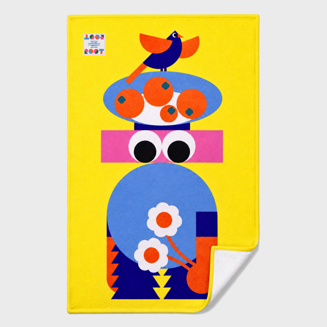 Root - Beach Towel - Clementine