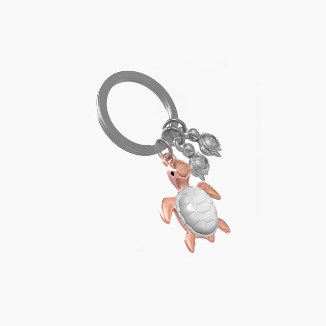 Key Ring - Turtle Family