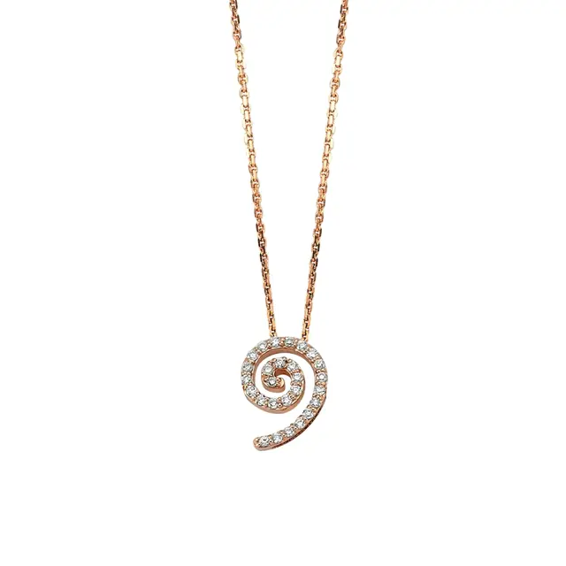 Bee Goddess - Elpi Gold Diamond Kolye