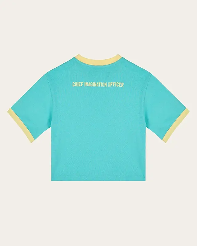 Chief Imagination Officer - Organic Cotton T-Shirt - Turquoise