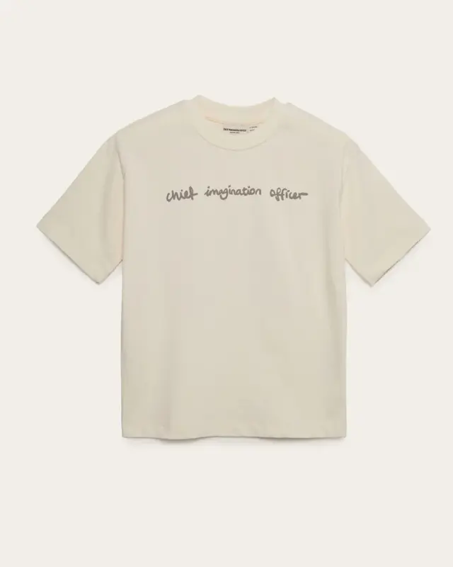 Chief Imagination Officer - Organic Cotton T-Shirt - Ivory