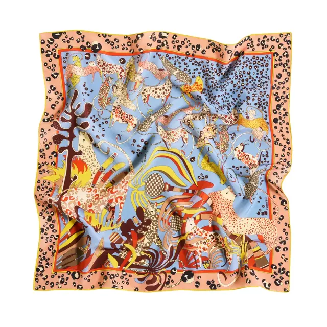 Rumisu - Silk Scarf - Wild Momentum - 64 x 64 cm