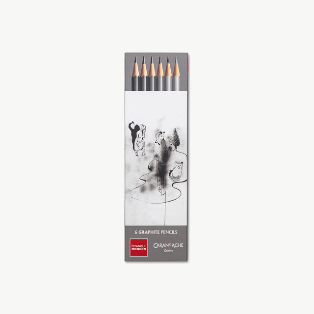 İM x Caran d'Ache - 6'lı Grafit Kalem Seti - İnci Eviner