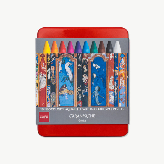 İM x Caran d'Ache - 10 Pieces Pastel Crayon Set- Burhan Uygur "The Door"