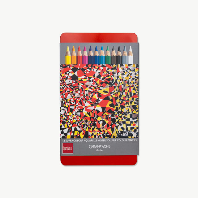 İM x Caran d'Ache - Aquarelle Set of 12 Colored Pencils - Fahrelnissa Zeid "My Hell"