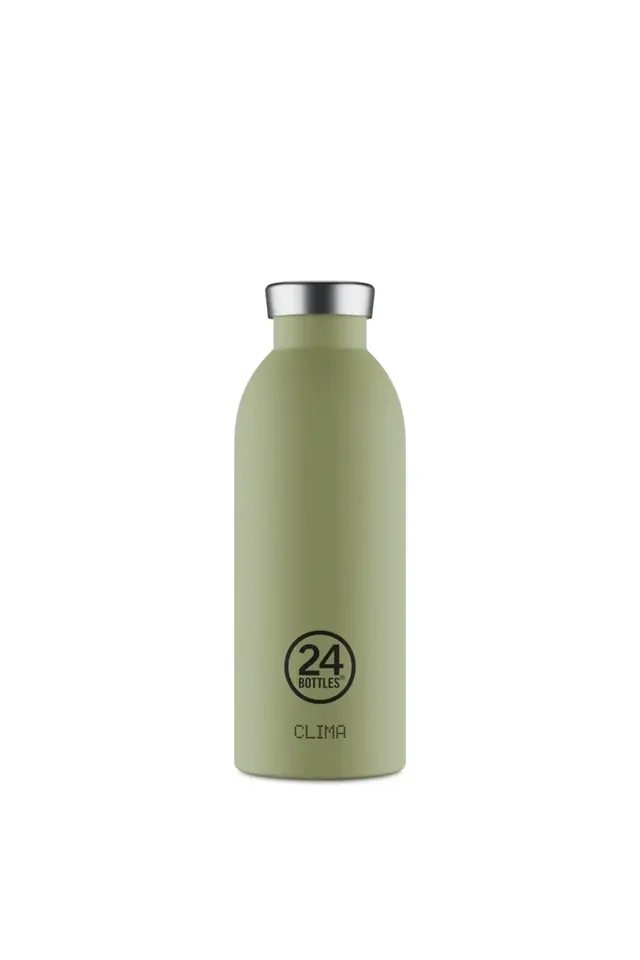 24 Bottles - Clima Bottle Sage Stainless Steel Thermos 500ml