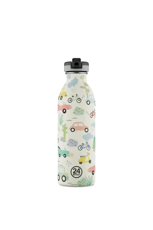 24 Bottles - Adventure Friends Stainless Steel Kids' Water Bottle with Straw, 500ml