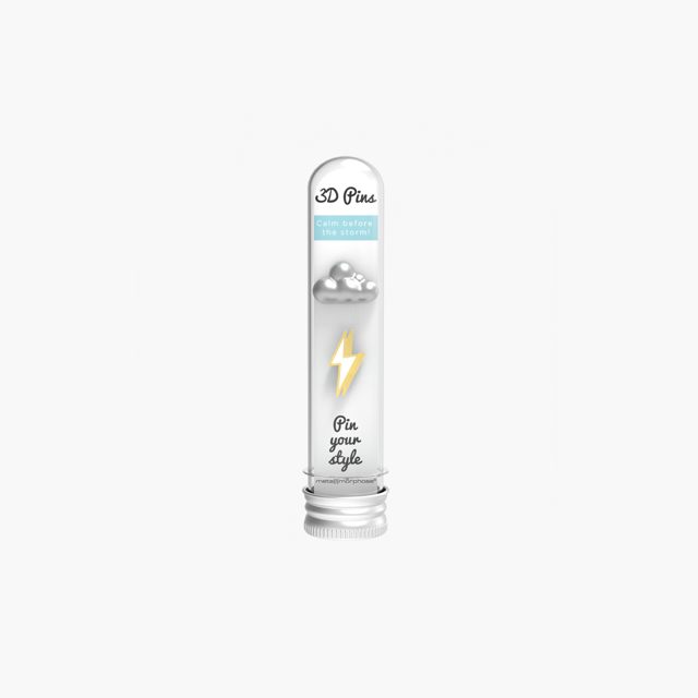 Pin - Cloud and Lightning