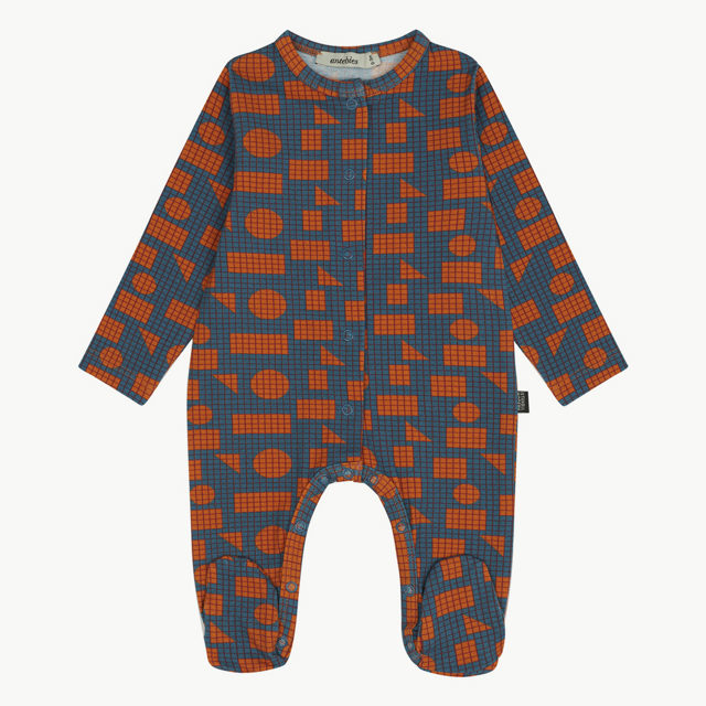 Istanbul Modern Overalls - Blue&Orange