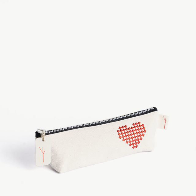 Pencil case - Modern Heart 