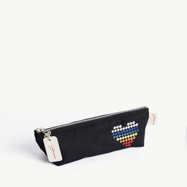 Pencil case - Modern Heart 