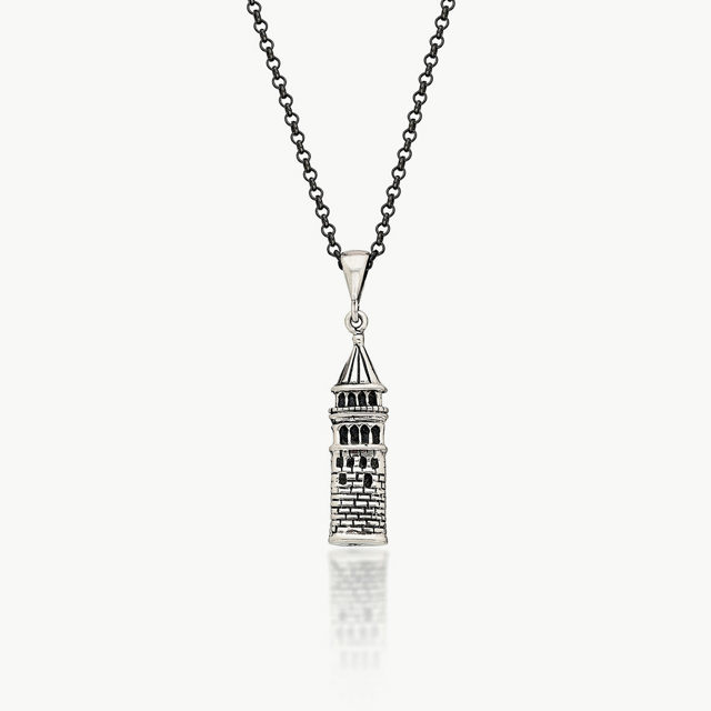 Silver Necklace - Galata Tower