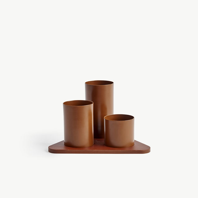 Pen Cup - Manhattan - Brown