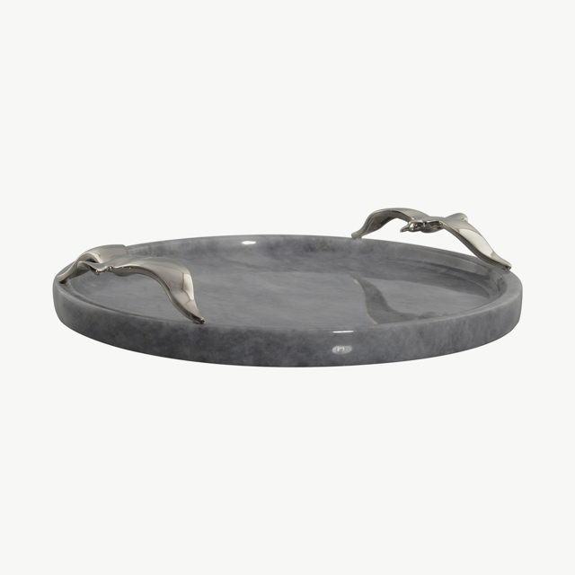 Marble Tray - White Bronze