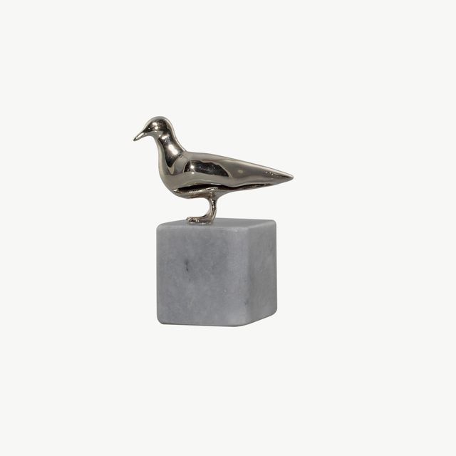 Marble Gull - White Bronze