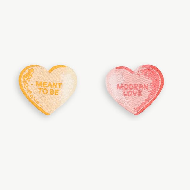 Heart - Heat Press - 2 Pieces